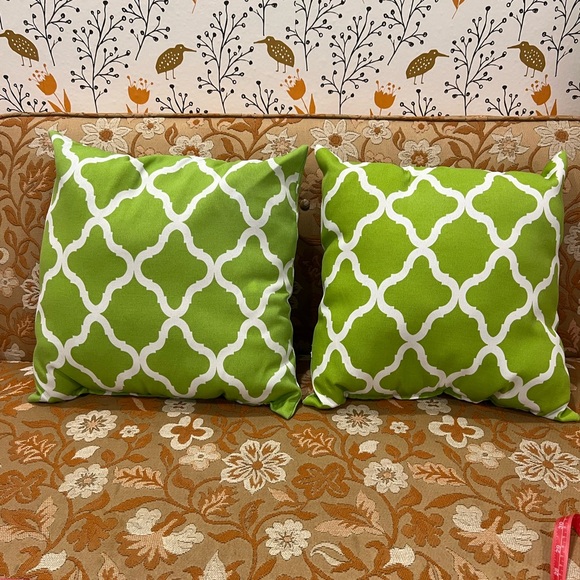 Accents 2 Pack Lime Green Outdoor Pillows Poshmark